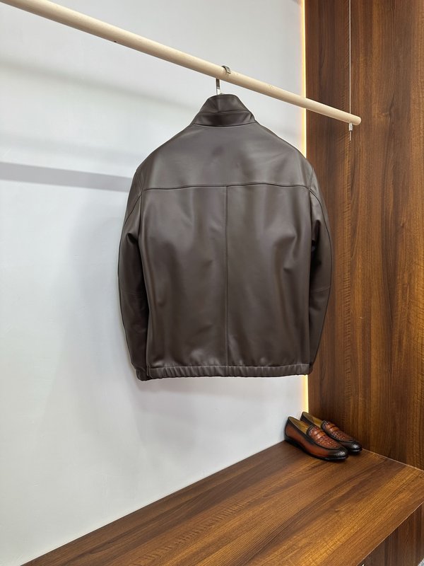 Loro Piana 양면 착용 스탠드 칼라 자켓 001-273924