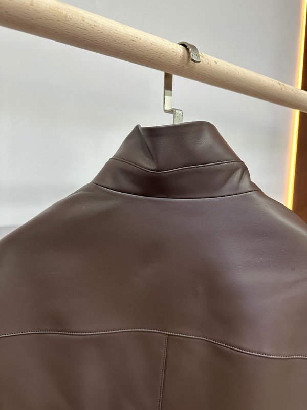Loro Piana 양면 착용 스탠드 칼라 자켓 001-273924