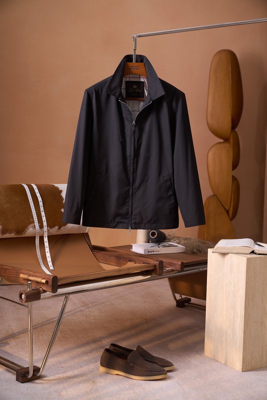 Loro Piana 클래식 방풍 헌팅 자켓 001-273986