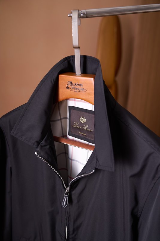 Loro Piana 클래식 방풍 헌팅 자켓 001-273986