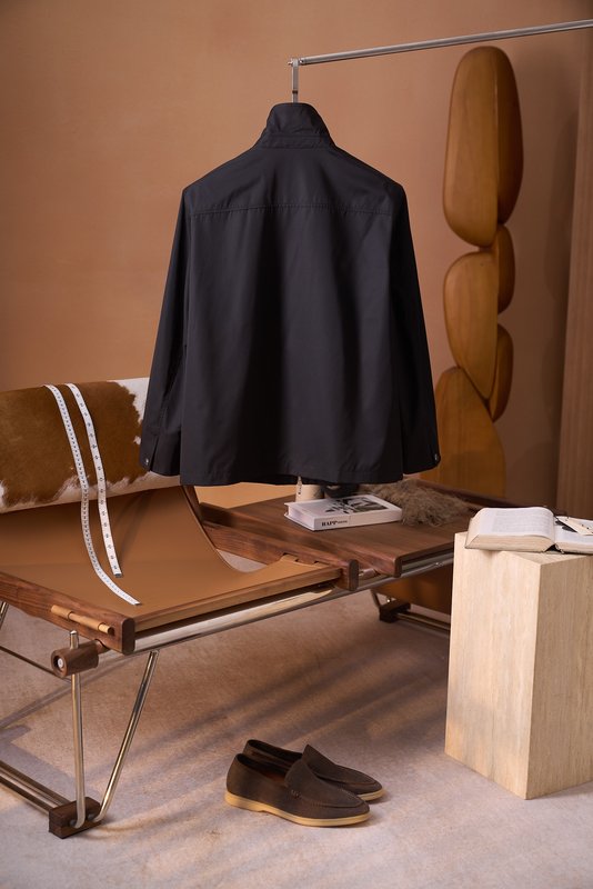 Loro Piana 클래식 방풍 헌팅 자켓 001-273986