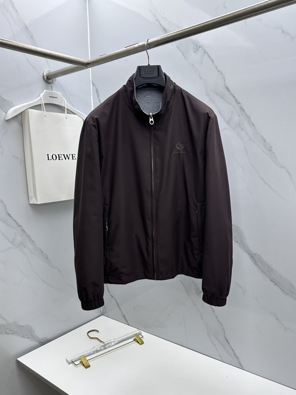 Loro Piana 스탠드칼라 양면 착용 재킷 001-273989