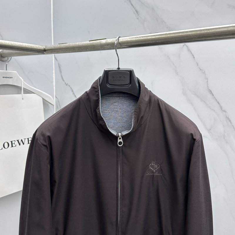 Loro Piana 스탠드칼라 양면 착용 재킷 001-273989
