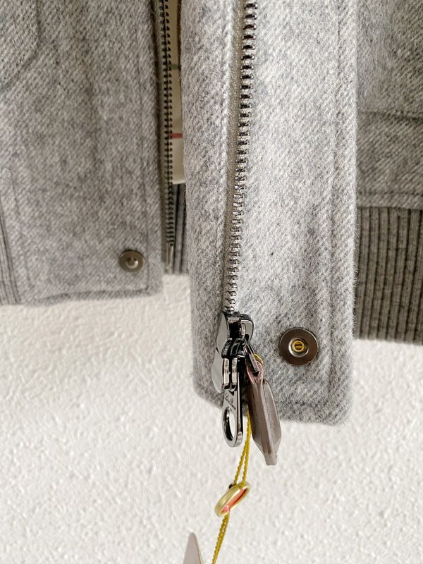 Loro Piana 울 스탠드칼라 자켓 001-273990