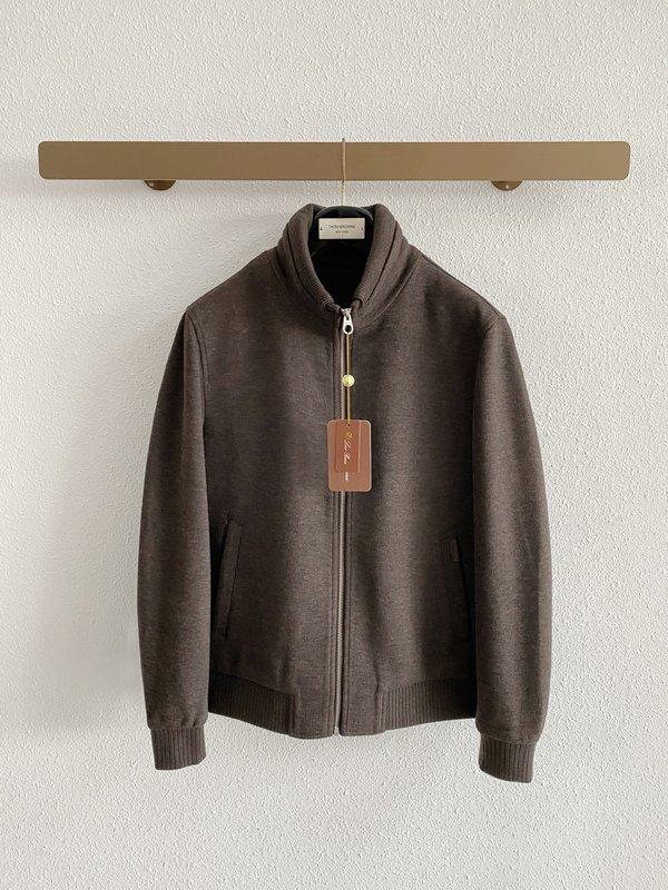 Loro Piana 남성 다운 패딩 스탠드 칼라 심플 001-273992