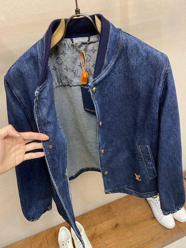 LV 로고 데님 자켓 001-274066