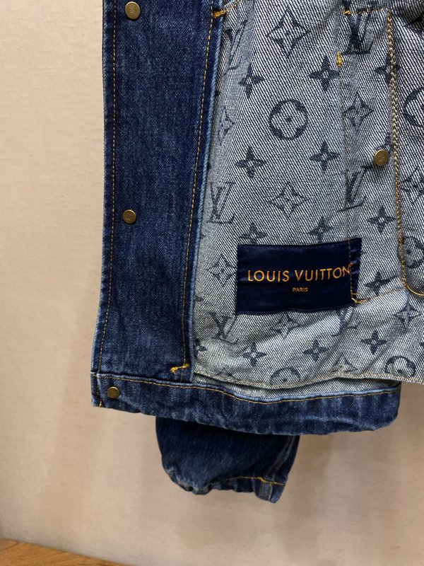 LV 로고 데님 자켓 001-274066
