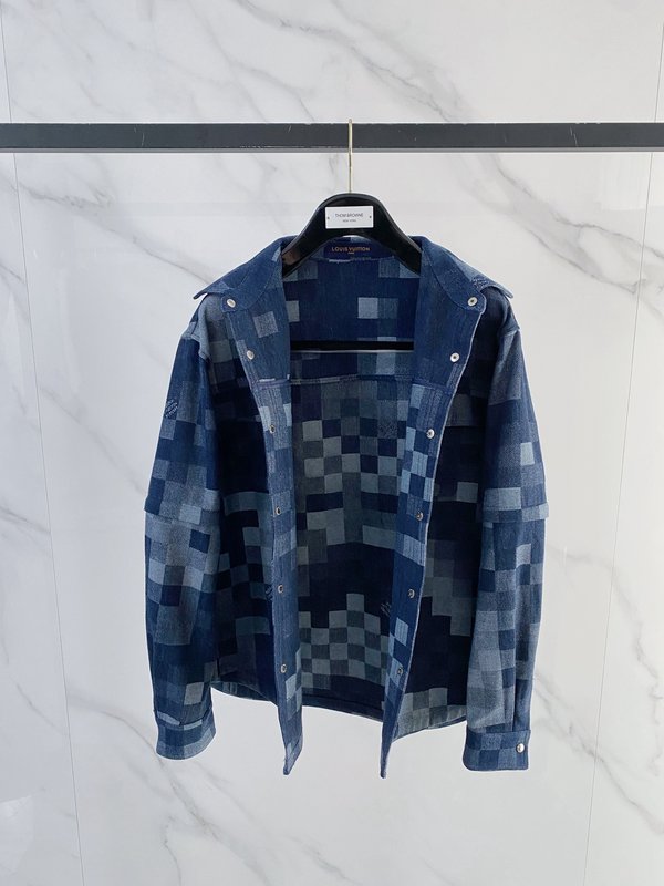 LV 소매 분리형 데님 자켓 2026SS 봄 신상 001-274144