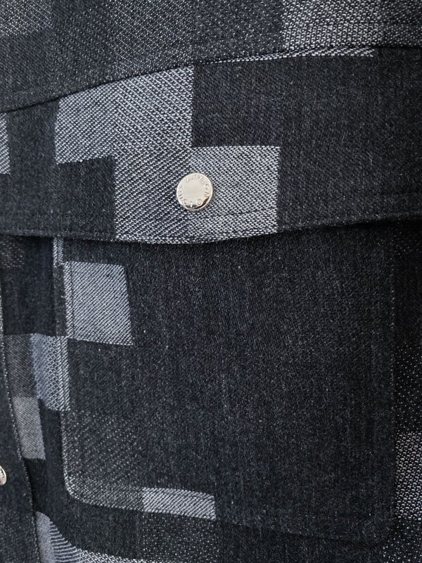 LV 소매 분리 데님 재킷 001-274145
