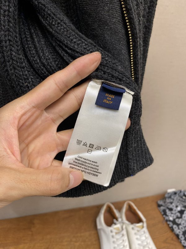 LV 캐시미어&울 혼방 퍼 칼라 자켓 코트 001-274170
