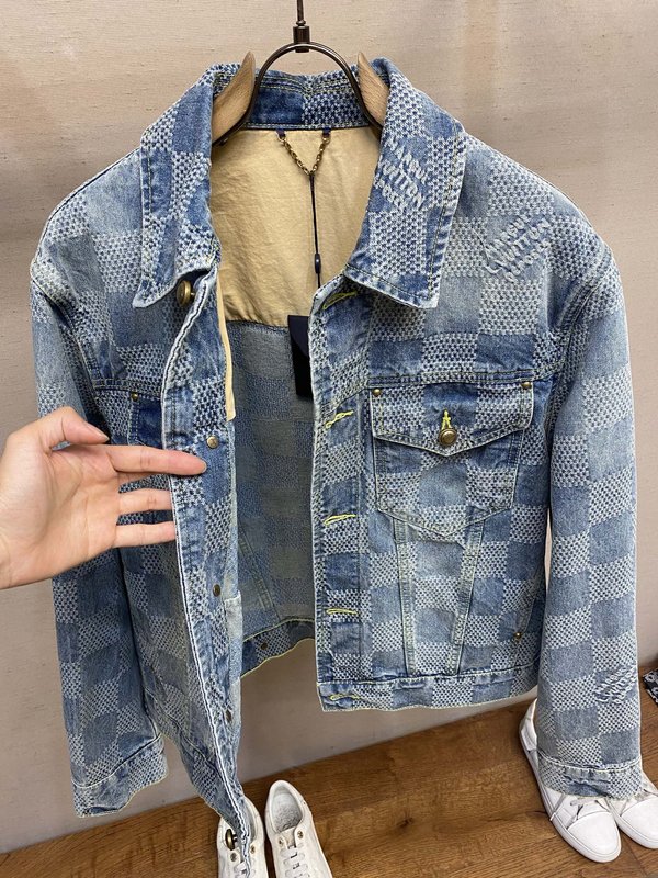 Damier 데님 자켓 001-274202