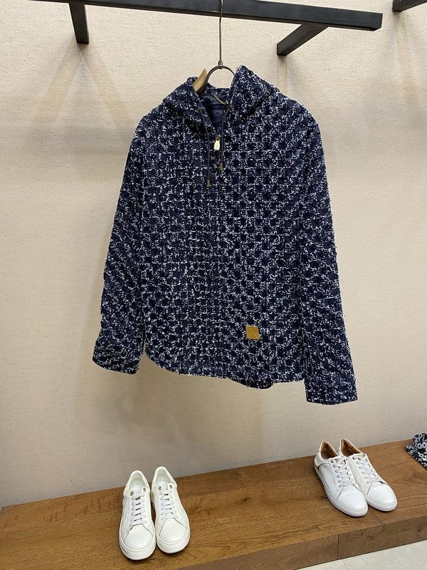 루이비통 후드 프린지 데님 자켓 001-274203