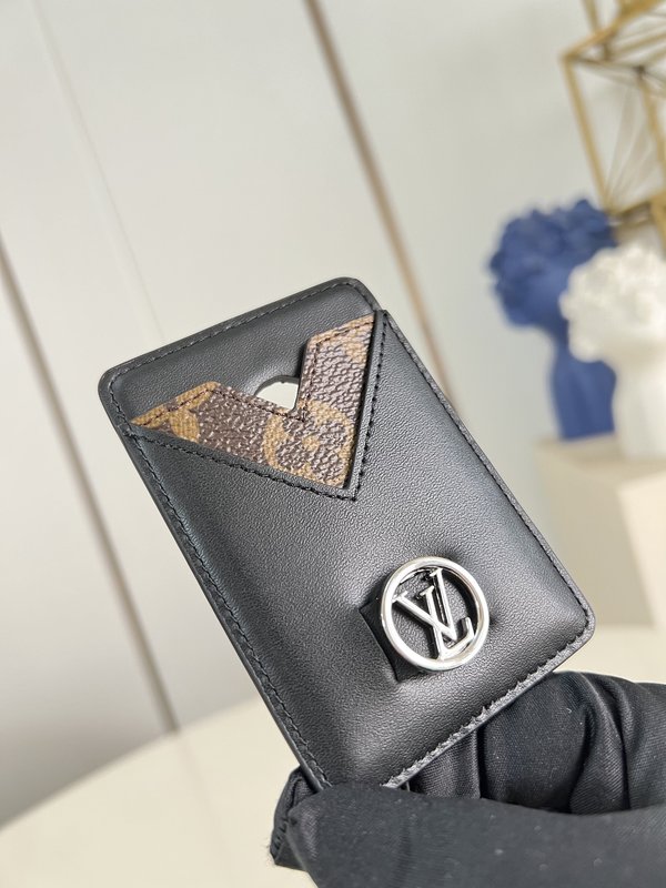 LV 모노그램 마카사르 마그네틱 카드홀더 001-274242
