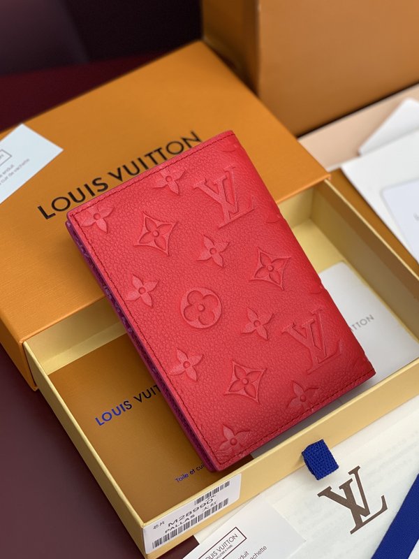 LV Rosalie 패스포트 케이스 (빨간색) 001-274255
