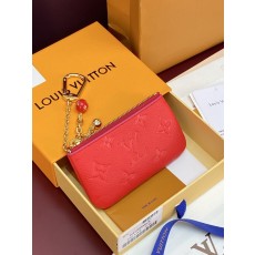 LV 모노그램 레드 키홀더 001-274257