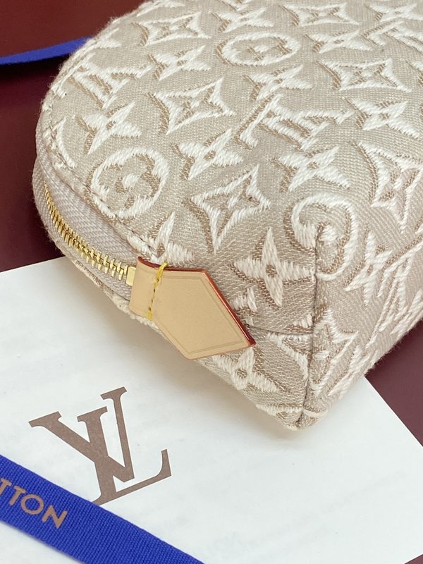 LV 모노그램 자카드 캔버스 화장품 파우치 001-274292