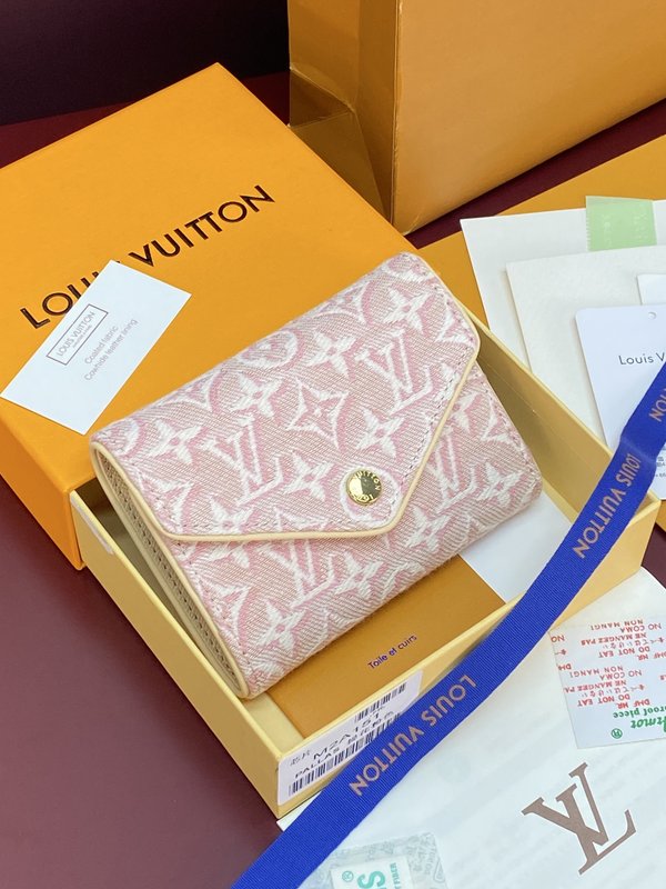 LV 모노그램 엠블럼 자카드 Victorine 지갑 001-274293