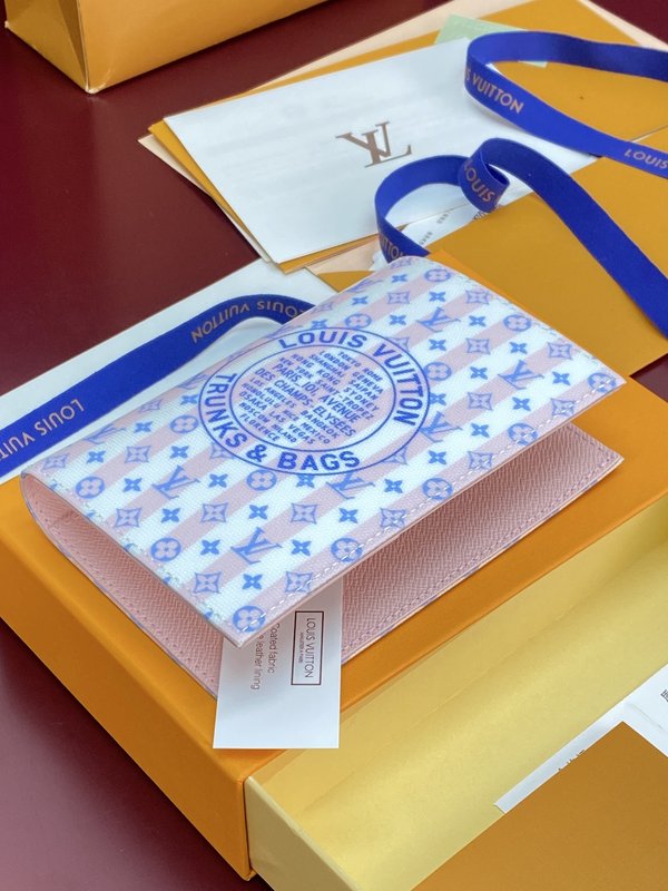 LV 여권 케이스 체리블라썸 캔버스 001-274296