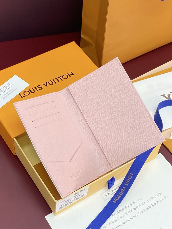 LV 여권 케이스 체리블라썸 캔버스 001-274296