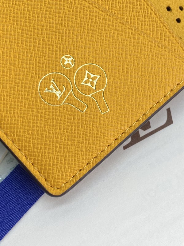 LV 포켓 머니클립 옐로우 브라운 001-274300
