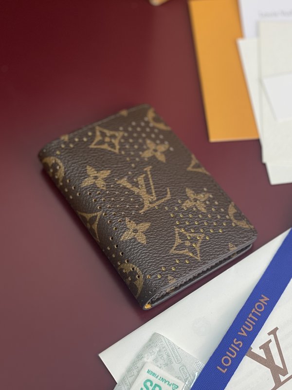 LV 포켓 머니클립 옐로우 브라운 001-274300