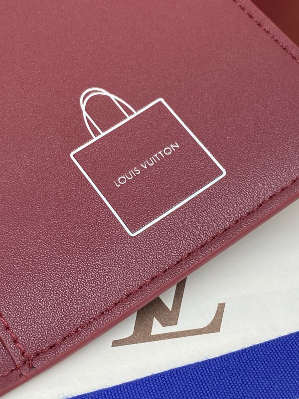 LV 패키징 가죽 여권 케이스 001-274315