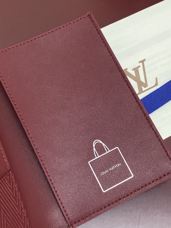 LV 패키징 가죽 여권 케이스 001-274315