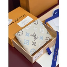 루이비통 멀티플 카드지갑 화이트 & 네이비 001-274473
