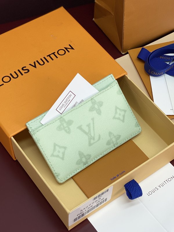 LV 카드홀더 명함지갑 연두색 001-274496