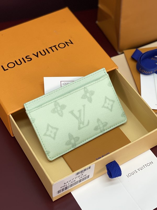 LV 카드홀더 명함지갑 연두색 001-274496