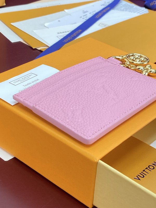 LV Charms 명함지갑 (분홍색) 001-274497