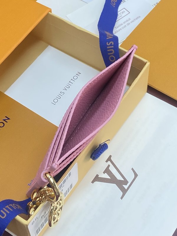 LV Charms 명함지갑 (분홍색) 001-274497