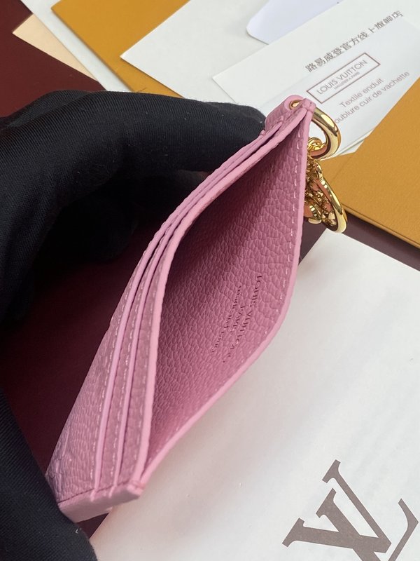 LV Charms 명함지갑 (분홍색) 001-274497