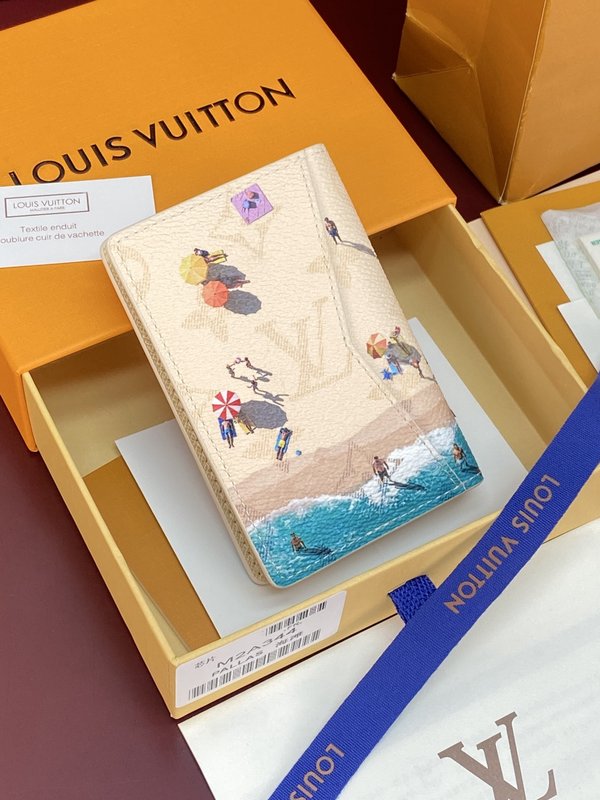 LV 포켓 머니클립 비치 프린트 001-274503