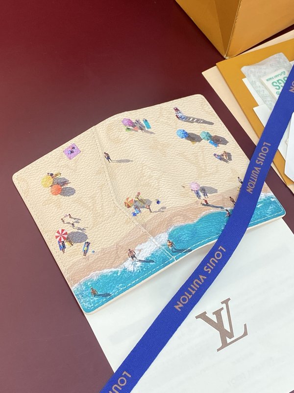 LV 포켓 머니클립 비치 프린트 001-274503