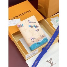LV 포켓 머니클립 비치 프린트 001-274503