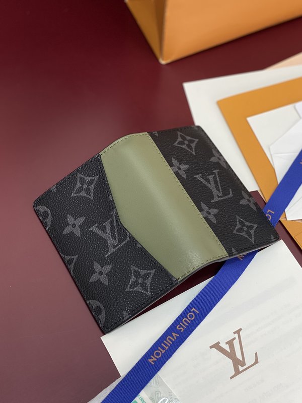 LV 포켓 머니클립 Monogram Eclipse 캔버 001-274506