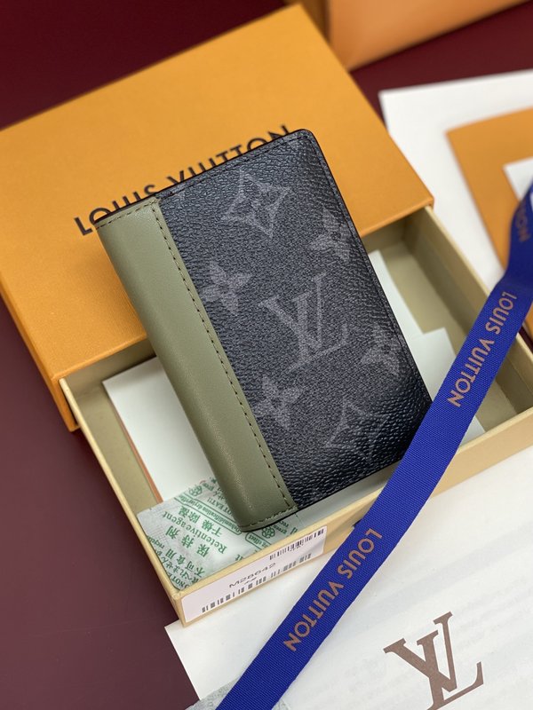 LV 포켓 머니클립 Monogram Eclipse 캔버 001-274506