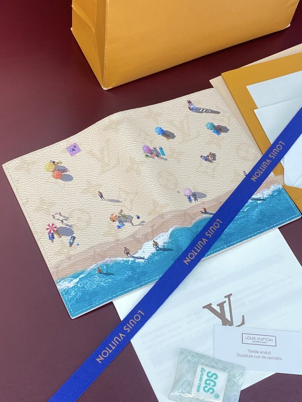 LV 컬러 모노그램 여권 케이스 001-274520