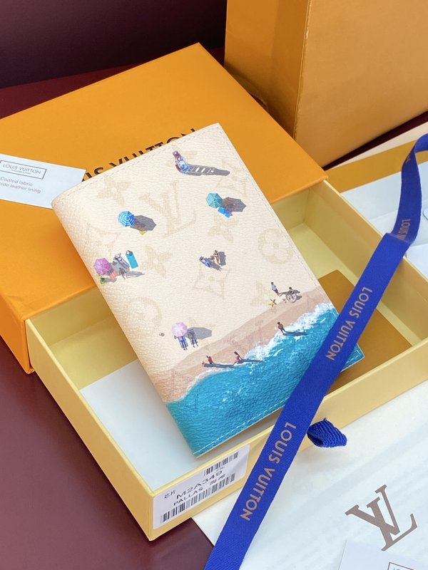 LV 컬러 모노그램 여권 케이스 001-274520
