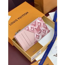 LV 코튼핑크 타이가 가죽 코인 카드지갑 001-274525