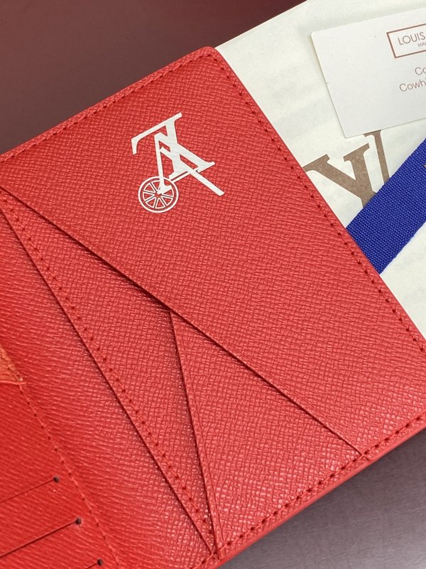 LV 포켓 머니클립 코튼 레드 001-274530