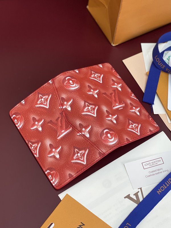 LV 포켓 머니클립 코튼 레드 001-274530