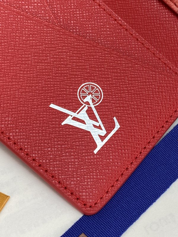 LV 포켓 머니클립 코튼 레드 001-274530