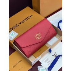 LV 모노그램 레드 지갑 001-274572