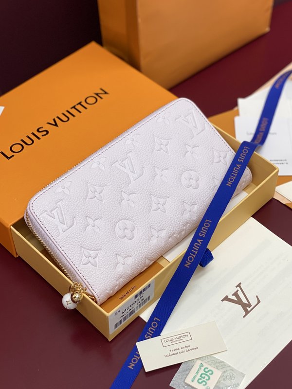 LV 지피 지퍼 지갑 연보라색 001-274575