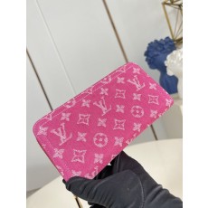 루이비통 지피 지퍼 지갑 핑크 001-274599
