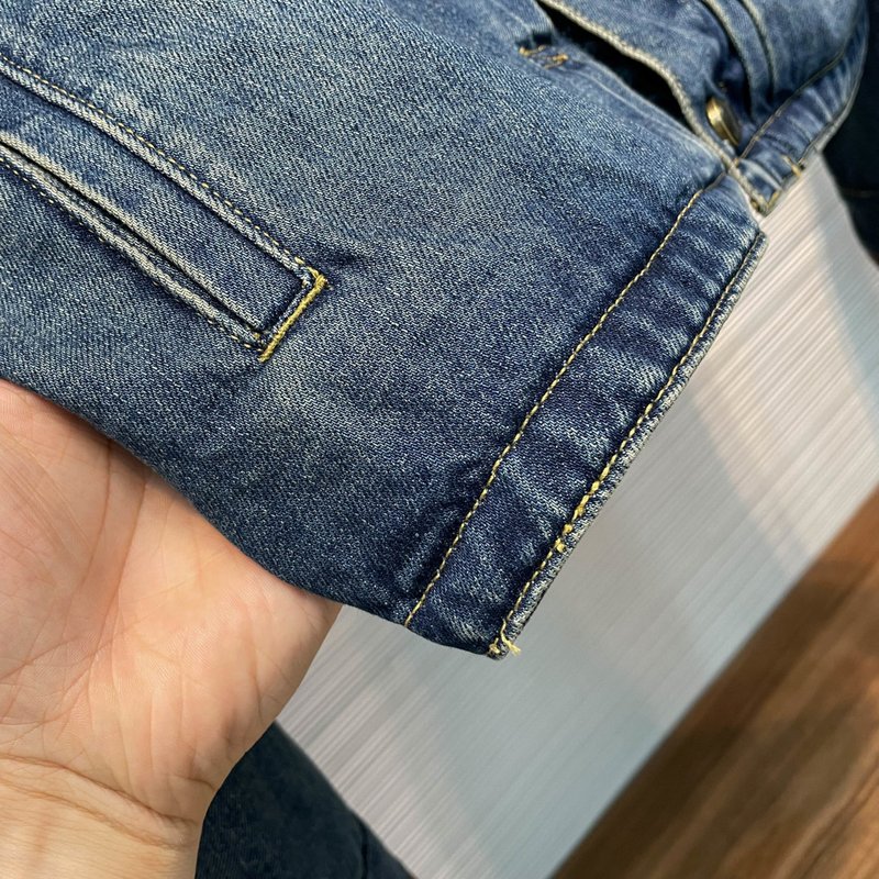 빈티지 워시 블루 데님 자켓 001-274661