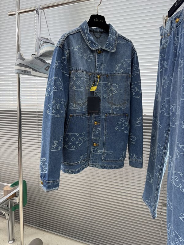 Nigo 콜라보 만인쇄 데님 자켓 001-274668