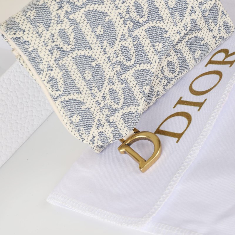디올 오블리크 로터스 새들 지갑 001-274734